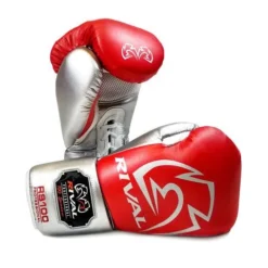 RIVAL-RS100-PROFESSIONAL RED/SILVER SPARRING GLOVES