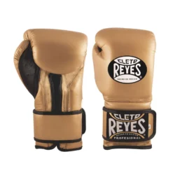 CLETO REYES-GOLD VELCRO SPARRING GLOVES