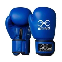 JUNIOR GLOVES 4oz-8oz STING-AIBA-COMPETITION BLUE GLOVES