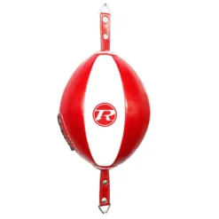 RINGSIDE SYNTHETIC LEATHER DELUXE FLOOR TO CEILING BALL RED / WHITE
