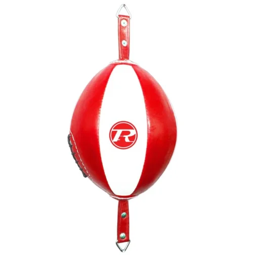 RINGSIDE SYNTHETIC LEATHER DELUXE FLOOR TO CEILING BALL RED / WHITE