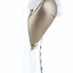 FLY-SUPERLACE TRAINING GLOVES - WHITE/MATT GOLD SENIOR GLOVES