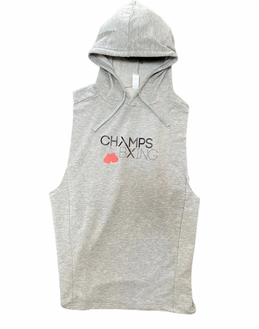 Champs Bxing Ltd CHAMPS BXING-Sleeveless Pullover Hoody Hoodie Sweater Sportswear CLOTHING 2 Champs Bxing Ltd CHAMPS BXING-Sleeveless Pullover Hoody Hoodie Sweater Sportswear CLOTHING