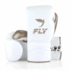 FLY-SUPERLACE TRAINING GLOVES - WHITE/MATT GOLD SENIOR GLOVES