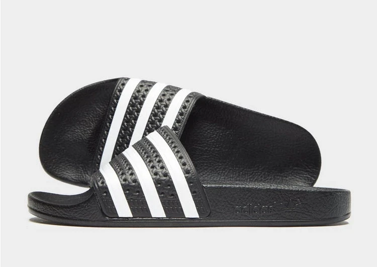 Adidas Originals Adilette Sliders In Black And White BOXING BOOTS 1 Adidas Originals Adilette Sliders In Black And White BOXING BOOTS