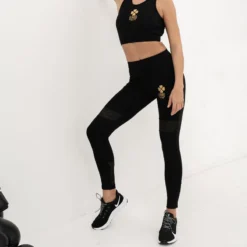 Di Nardo Women’s Black Gym Leggings CLOTHING