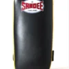 Champs Bxing Ltd Sandee Large Extra Thick Black & Yellow Flat Thai Kick Pads FOCUS MITTS & PADDLES