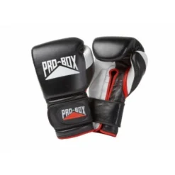 Champs Bxing PROBOX-PRO-SPAR' BLACK LEATHER GLOVES SENIOR GLOVES