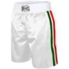 CLETO REYES SHORTS WHITE- RED, GREEN TRIM CLOTHING