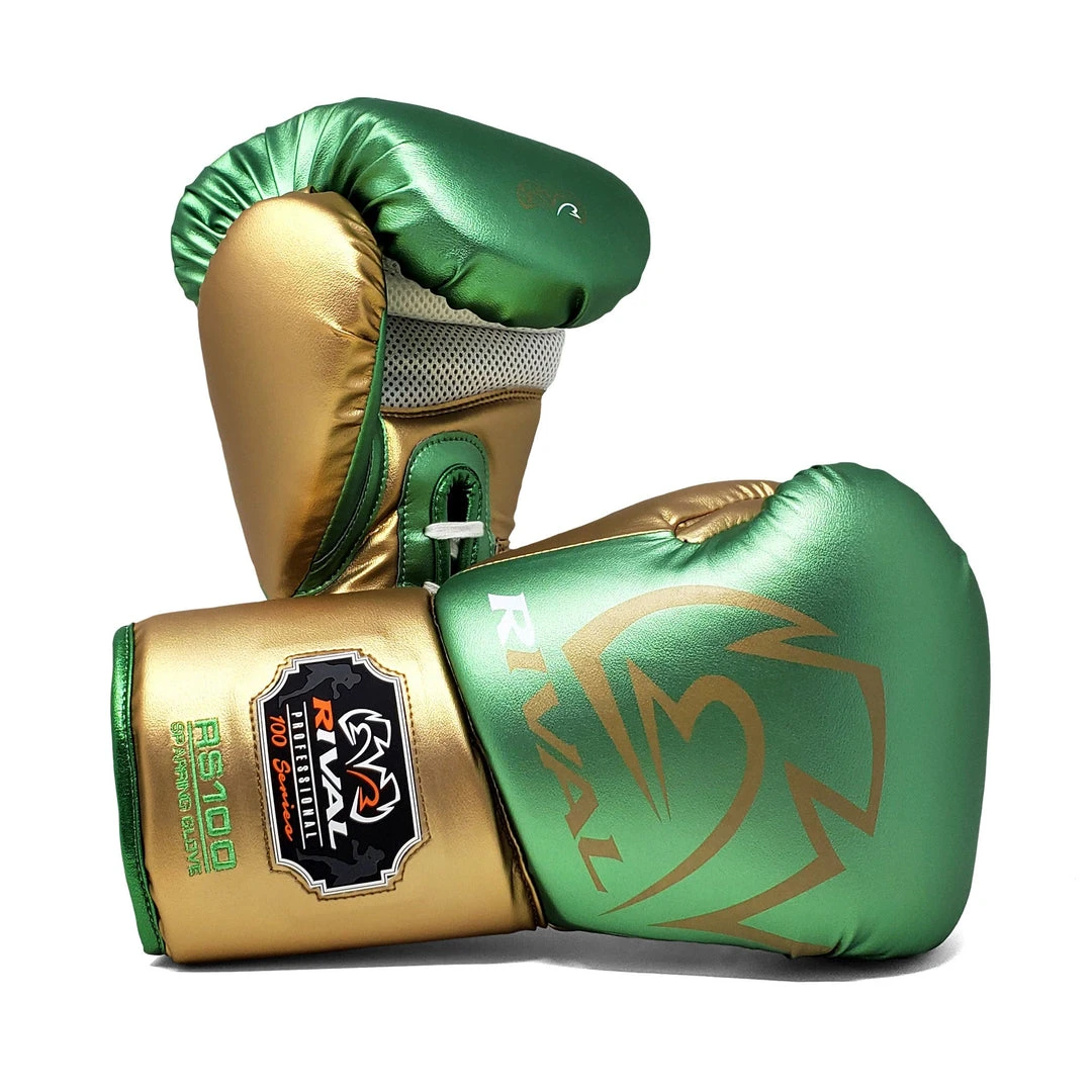 SENIOR GLOVES RIVAL-RS100-PROFESSIONAL GOLD/MINT GREEN SPARRING GLOVES 1 SENIOR GLOVES RIVAL-RS100-PROFESSIONAL GOLD/MINT GREEN SPARRING GLOVES