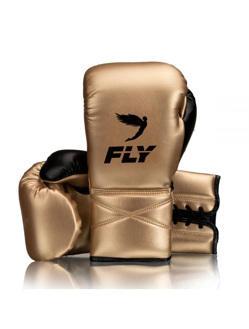 Fly Superlace X Boxing Gloves GOLD/BLACK 1 Fly Superlace X Boxing Gloves GOLD/BLACK