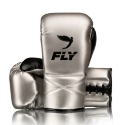 Fly Superlace X Boxing Gloves SILVER/BLACK